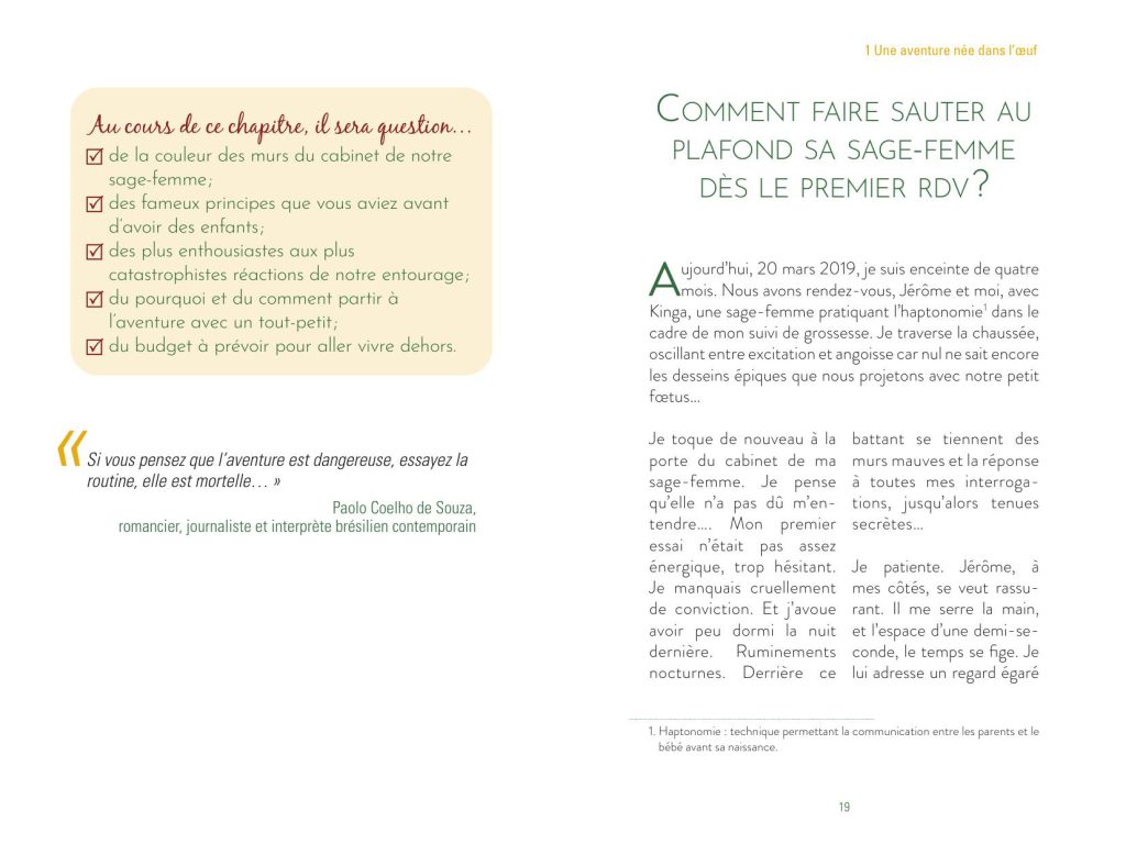 Premières pages du chapitre 1