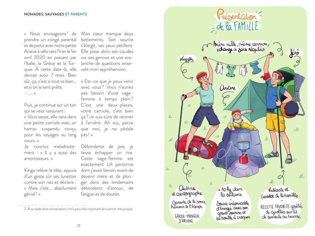 Présentation de la famille — illustration de Marie-Lou Lesage